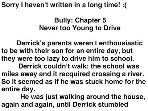Bully: Chapter 5