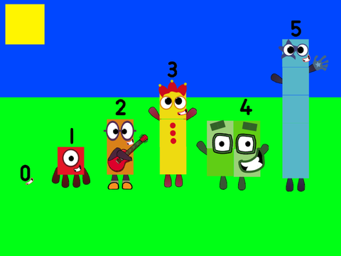 Numberblocks Band 1-5 Sprites!
