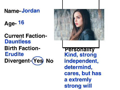 Divergent rp bio remix