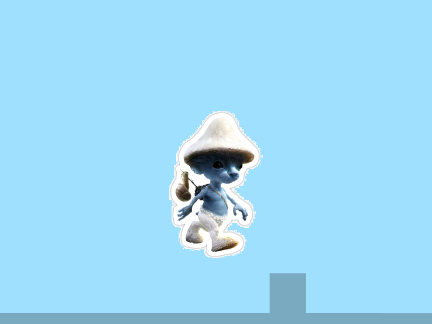 Smurf Cat Run