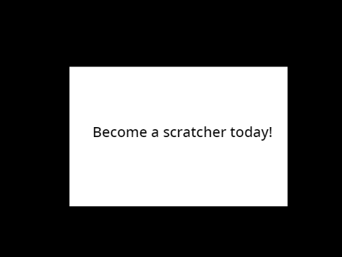 I pressed the "become a scratcher" button :I