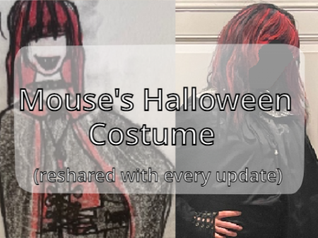 Mouse's Halloween Costume (reshared with every update)