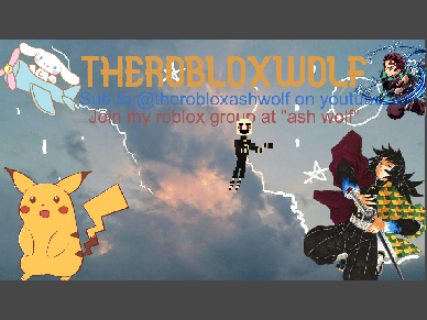 {Welcome to the therobloxwolf page}