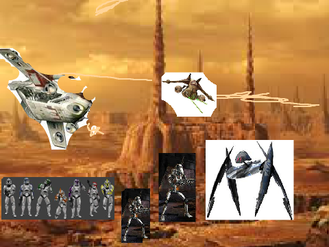 Star wars diorama rhing