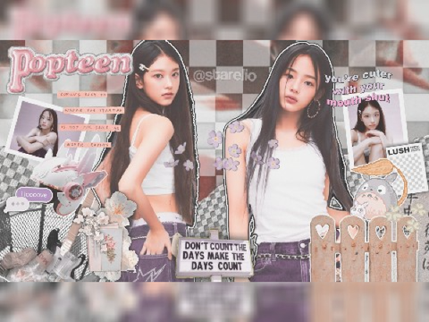 ₊    ♬   haerin & minji edit ☪️ ༄    ⁺ 