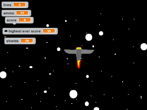 Space Shoot In Progress
