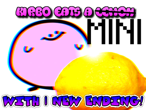 Kirbo eats a mini