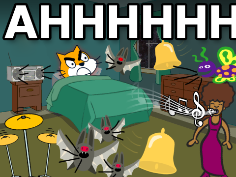 Help Scratch Cat Sleep!