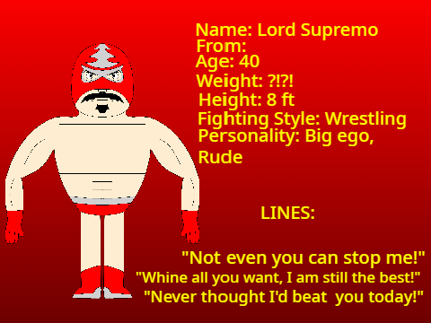 Theme for Lord Supremo
