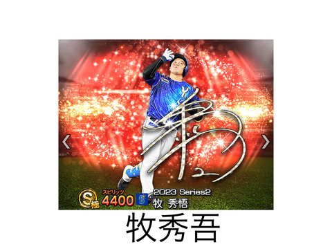 個人的に好きな選手ランキング(プロスピa )