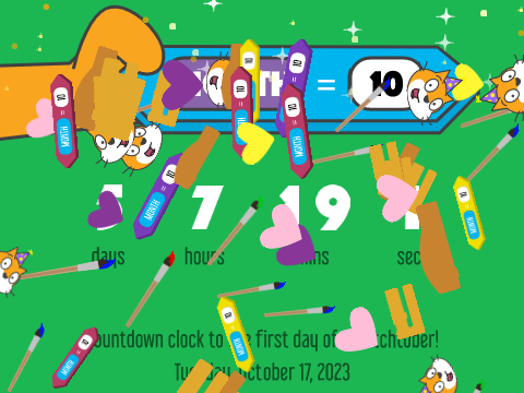 Scratchtober Countdown 2023 but different