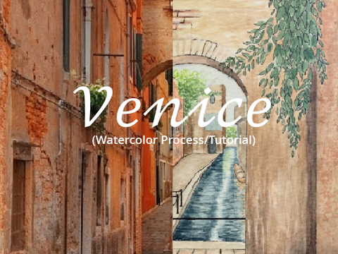 Venice || Watercolor Process/Tutorial