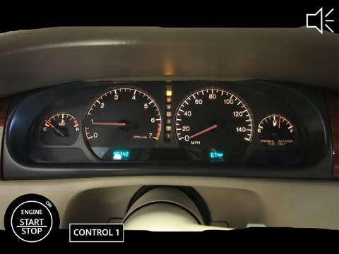 1996 Cadillac Eldorado speedometer