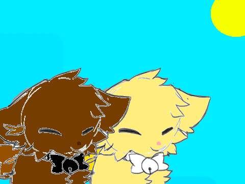 Cute dogs together