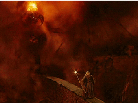 Gandalf vs Balrog GIF