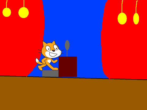 Interveiwing the cat.