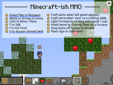 Minecraft-ish MMO v1.8 Super Mod Bigger World
