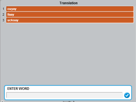 Pyg latin translator