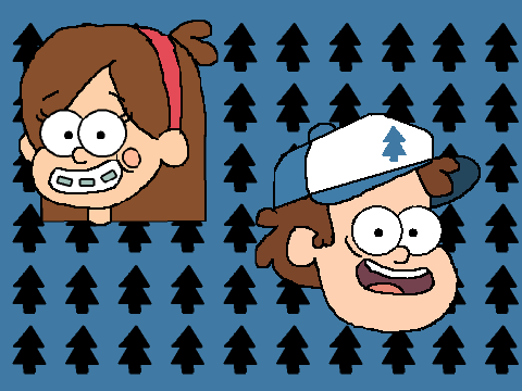 Bitmap Gravity Falls Characters