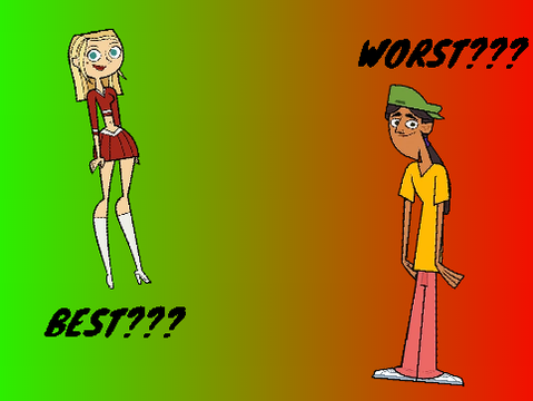 Lolboy's Total Drama Worst to best