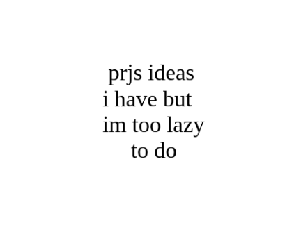prjs ideas
