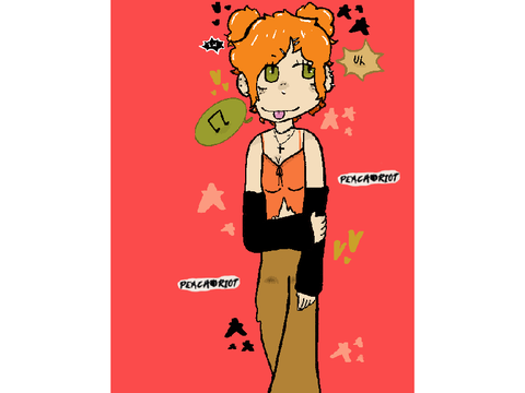 Peach Riot fanart 