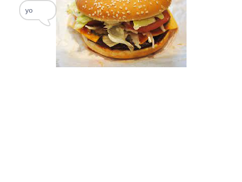 the whopper says yo