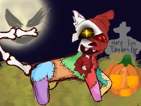 “ᴛʜᴇ sᴘᴏᴏᴋɪᴇsᴛ ɴɪɢʜᴛ ᴏғ ᴛʜᴇ ʏᴇᴀʀ”•Halloween OC art