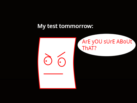 When you are about to go to sleep