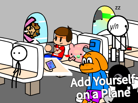 //Add Yourself on a Plane//
