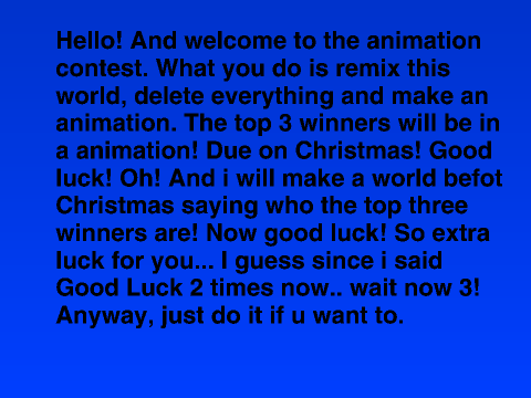 Animation Contest! [OPEN]