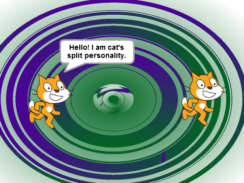 Introduce by a running cat
