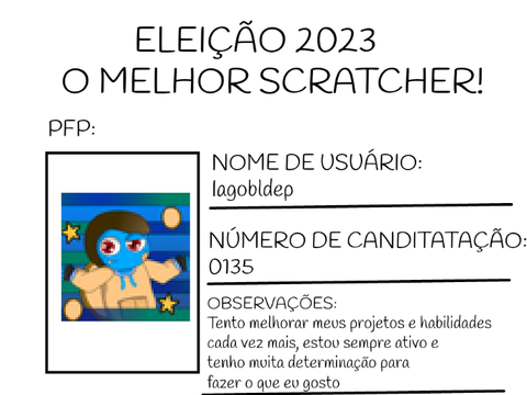 Eleição 2023- O MELHOR SCRATCHER! remix