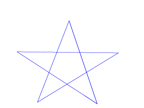 Simple star pen art