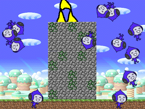 add yourself trying to get the triforce then failing