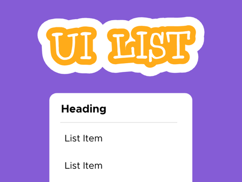 UI List v1.1
