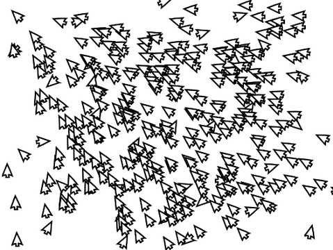 click the cursor