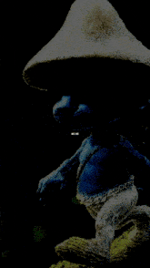 "We Live, We Love, We Lie..." said the Smurf Cat.