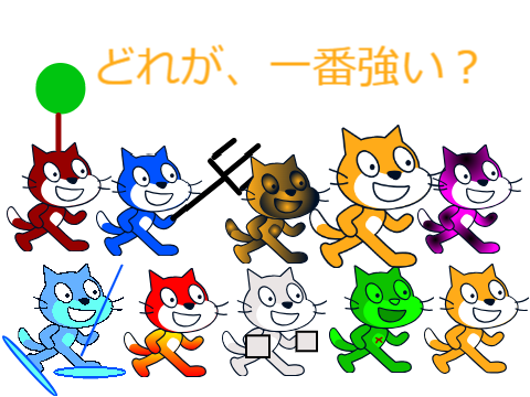 猫比べ