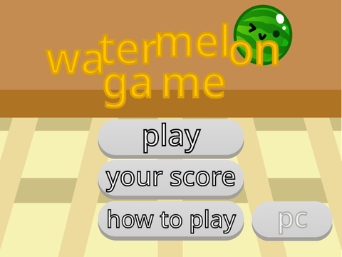 watermelon game scratch version in english