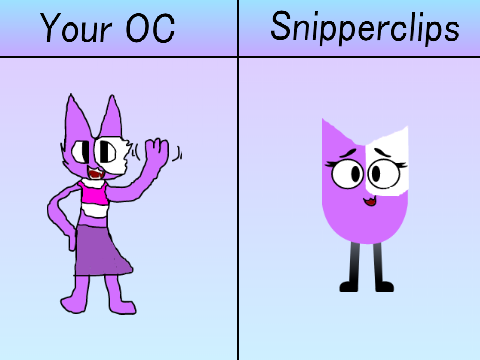 Your OC as a snipperclip