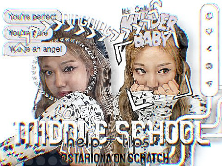 ★ Middle school help + tips / advice ! <3