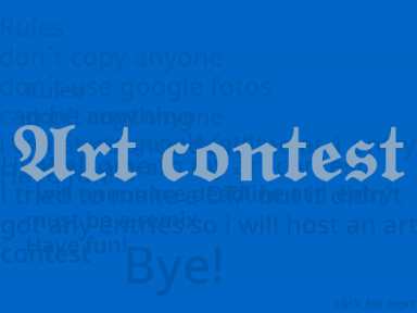 40 followers art contest