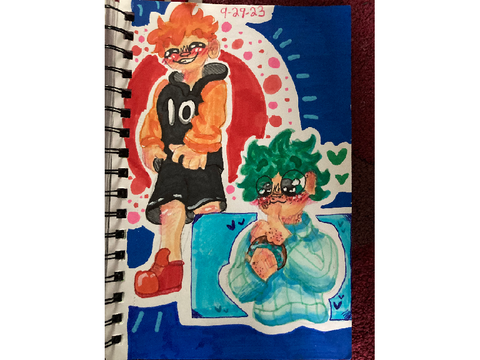 September sketchbook entries 