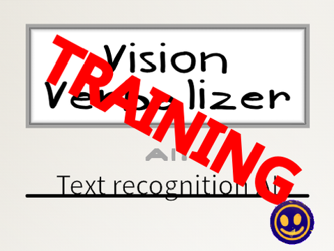 {LOWERCASE LETTERS} Vision Verbalizer • Text recognition AI