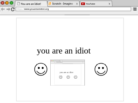 Youareanidiot.org Simulator (HARMFUL Version) remix