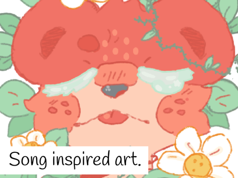 Song inspired art!