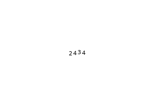 Red's numbers but with 64 less blocks