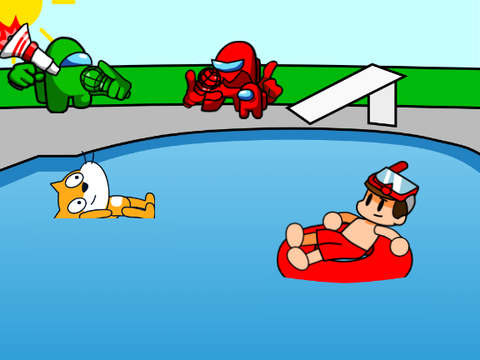 Add yourself in the pool! (Summer Special!) Remix!!!!!