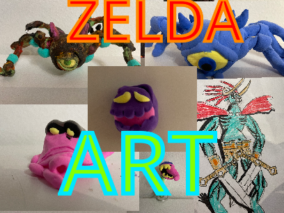ZELDA ART DUMP Clay and Sketch